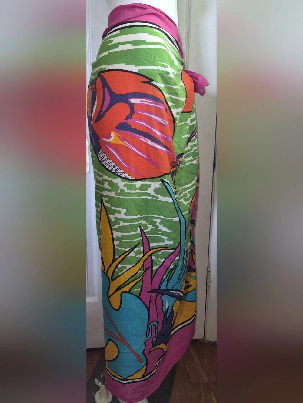 Vintage Spectrix Tropical  Swimsuit Wrap
